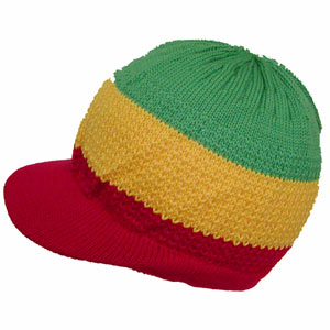 Hats, Caps & Tams in Ethiopian Flag Colors