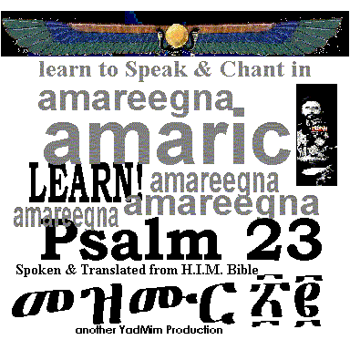 PSALM 23 in Amharic