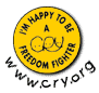 I'm happy to be a CRY freedom fighter!