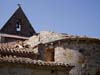 Estado de las obras de reparación del tejado de la iglesia. Octubre 2003