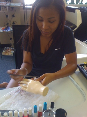 Workin on the hand!