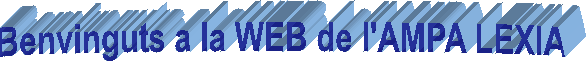 Benvinguts a la WEB de l'AMPA LEXIA