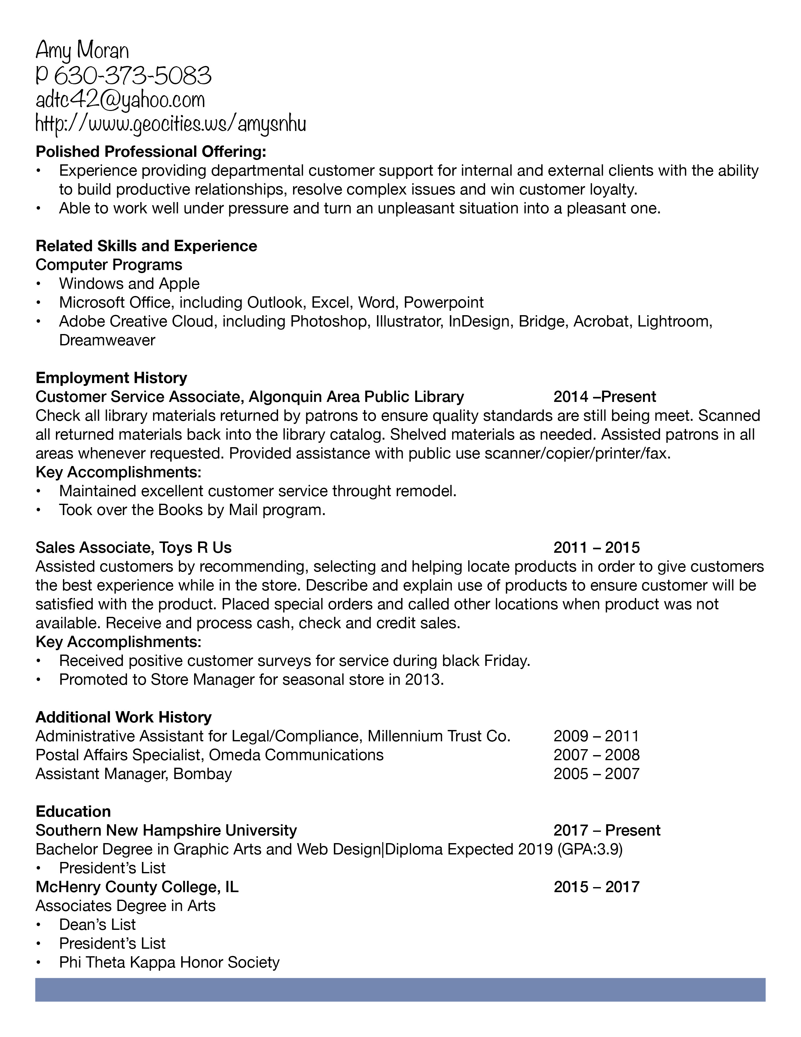 My resume
