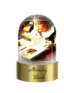 Memory book globe