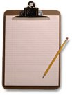 A clipboard