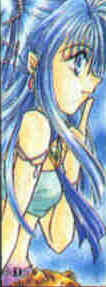 Isn't she cute? I guess odangoes are popular even with Dark Lords! ^_~