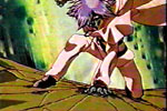 Looks like Zel's about to fight a pokemon battle... No, seriously! Look at the background!