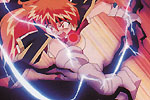 Lina wrestles with lightning in a bottle!