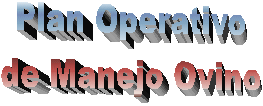 Plan Operativo
de Manejo Ovino