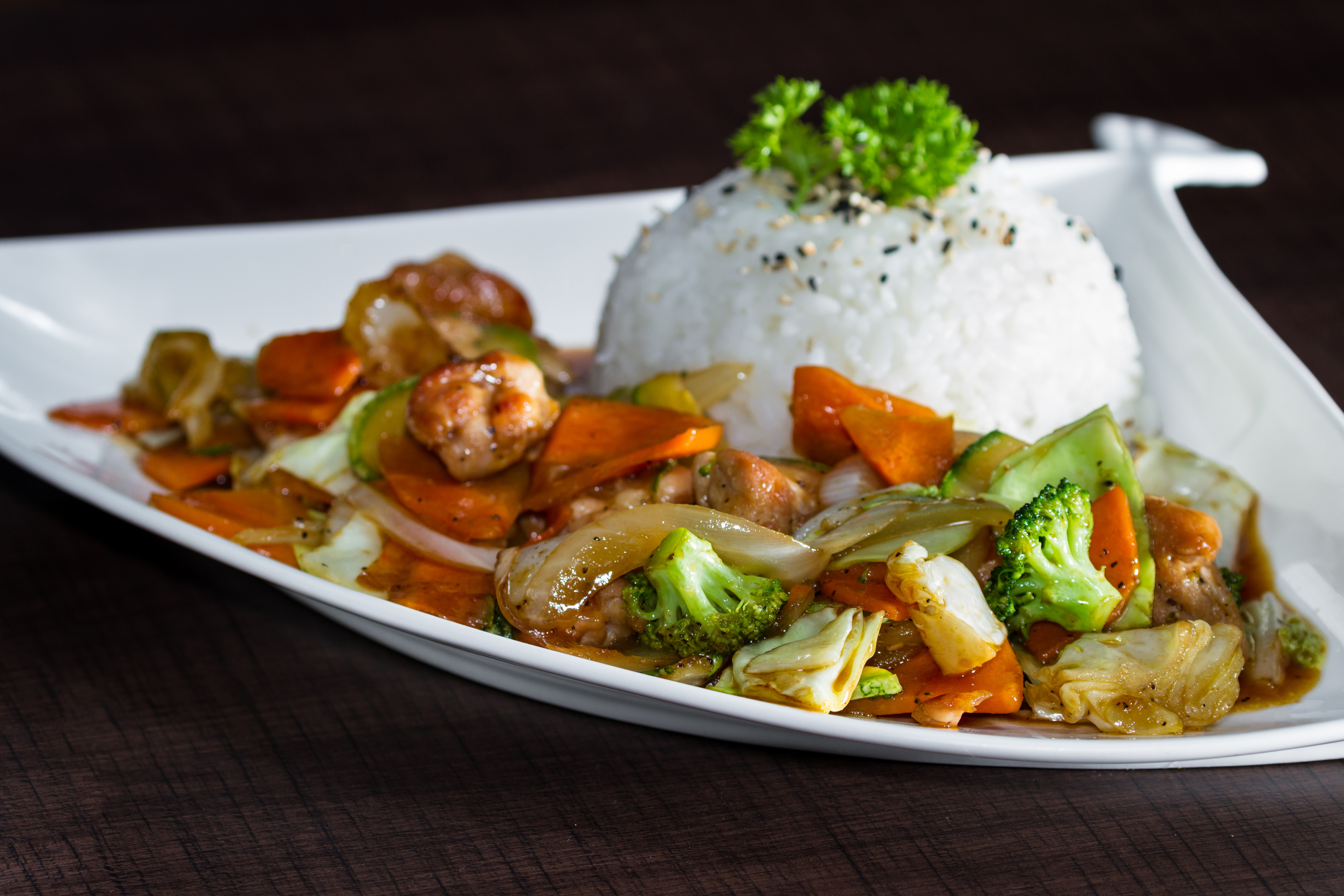 Steamed Chicken with Vegetables