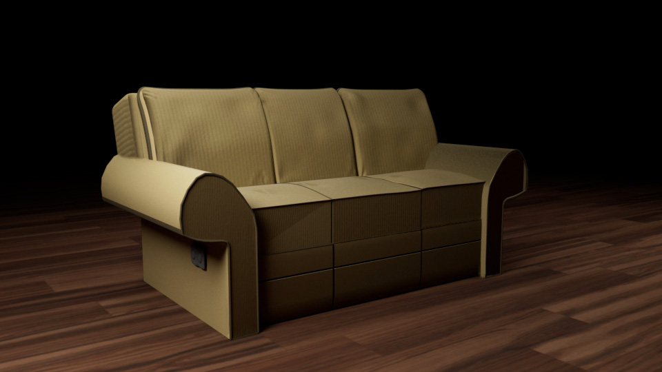 Couch not reclined