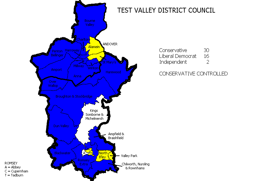 Test Valley Borough Council Election 2003