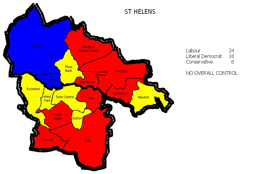 St Helens Metropolitan Borough Council Election 2004