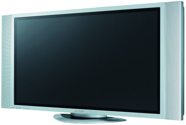 Panasonic TH50PHW6B, Side view with speakers