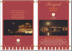 Brochure for HRH group of Hotels, Udaipur