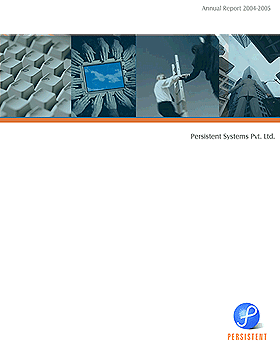 Annual Report Cover Design for Persistent