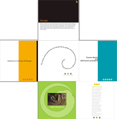 Prospectus for Symbiosys Institute of Design (SID), Pune, India