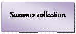 Text Box: Summer collection