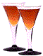 Two wine glasses.