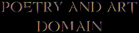 Poetry and Art Domain title