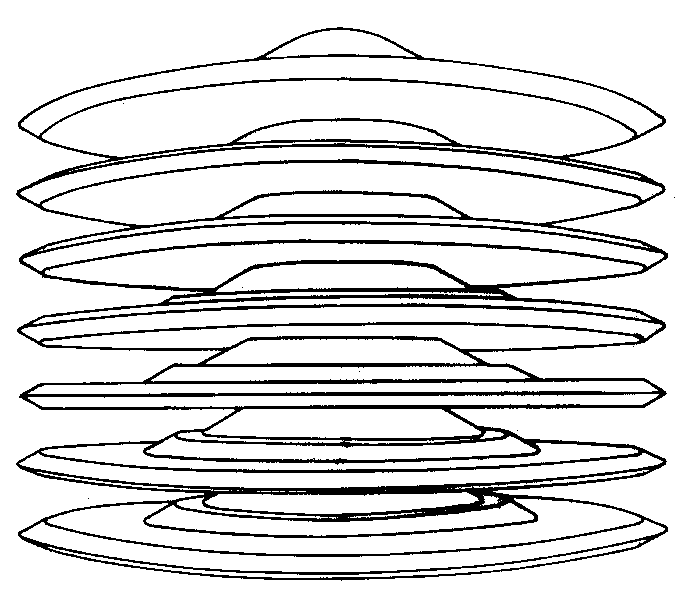 Rys. #3a: Stos 7 UFO typu K6