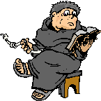 Friar reading