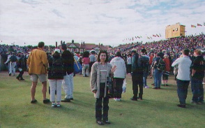 near the 18th hole