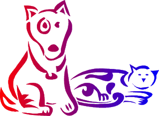 red cat and dog picture