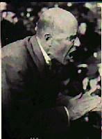 Eugene V. Debs, the greatest American socialist, jailed in 1918 for opposing WWI as imperialist; won almost 1 million votes from behind bars, in spite of his open anti-war, pro-Bolshevik position