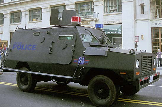 I did see APCs speeding around DC