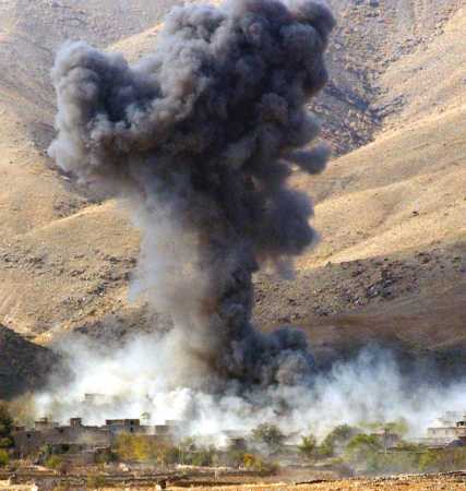 Where is the military target?