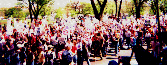 The International Socialist Organization contingent