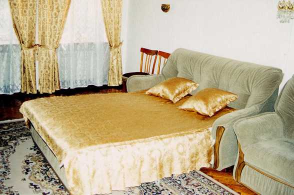 Apt.#3 Living Room - the bed