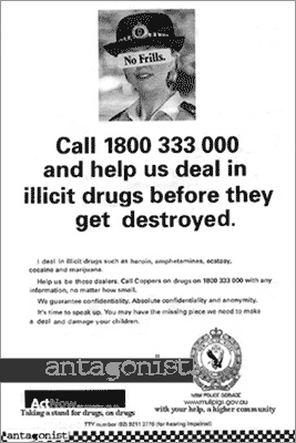 Taking a stand for drugs, on drugs.