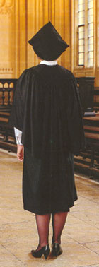 oxford graduation gown colours