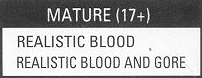 ESRB M 17+ rating and consumer advice