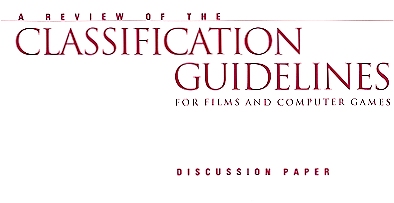 OFLC's computer games guidelines review discussion paper