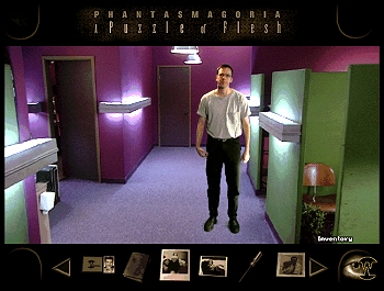 Typical Phantasmagoria 2 game play screen