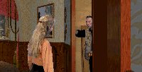[Adrienne and Don at darkroom door]