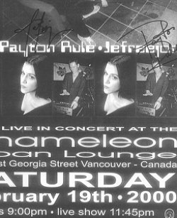Part of an autographed poster from Payton Rule and jefreejon
