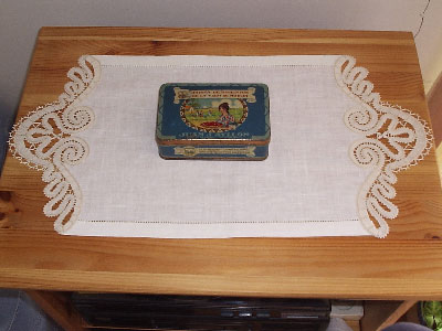 Finished Russian lace mat