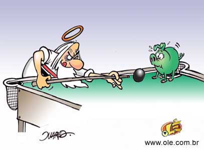 Mascote do S�o Paulo: O porco vai ser enca�apado!