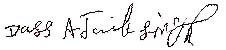 Signature of Sant Ajaib Singh Ji