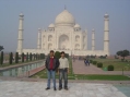 TUSHIT SEN IN FRONT OF TAJ