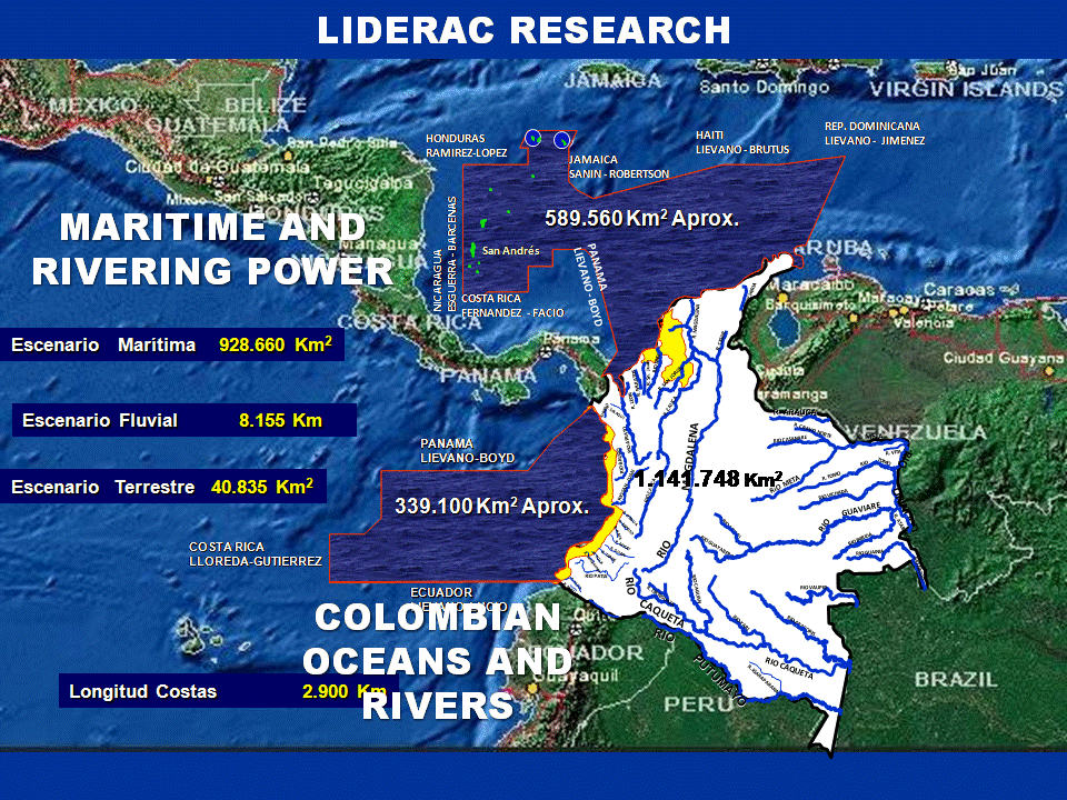 Mares y Rios de Colombia