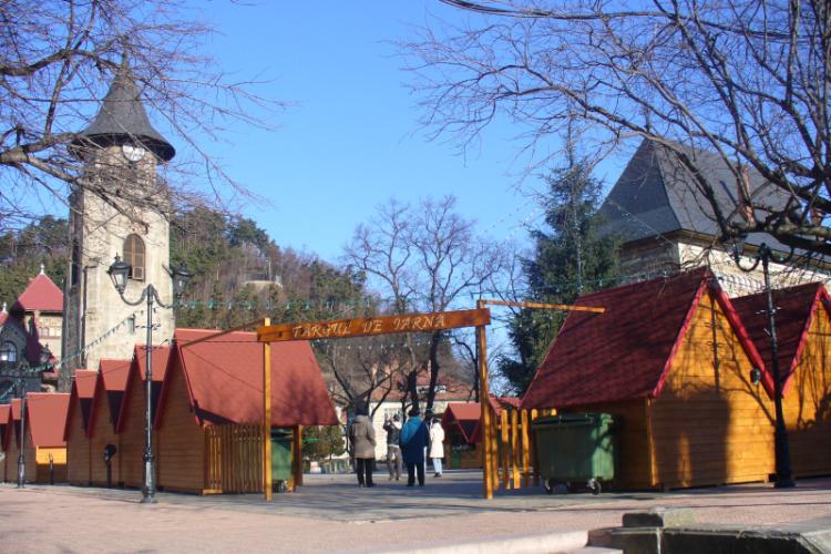 Activitati comerciale organizate peste vechiul cimitir medieval