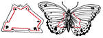 a fortress in a butterfly
