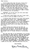 B-P's Last Message