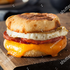 English Muffin Breakfast Sandwich