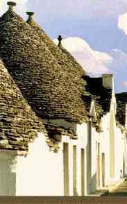 typical street in Alberobello